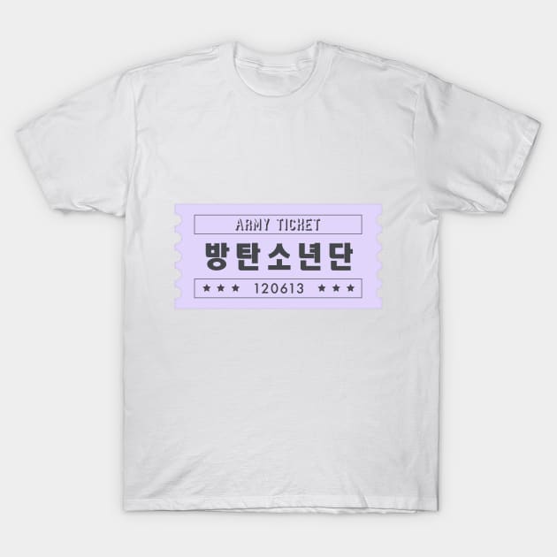 ARMY ticket T-Shirt by Oricca